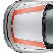 Akzentstreifen Motorhauben-Vinylaufkleber für Dodge Charger 2015-2026_4