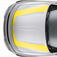 Akzentstreifen Motorhauben-Vinylaufkleber für Dodge Charger 2015-2026_5