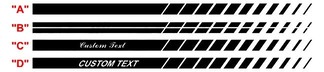 2011–2014 Charger Rocker Panel Stripe Kits