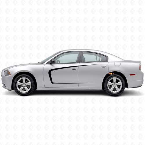 C-Style-Streifen Seiten Vinyl Aufkleber Sticker für Dodge Charger 2011-2014