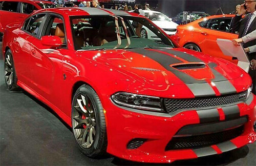 Rallye Stripe Aufkleber -Aufkleber -Aufkleber -Kit für 2015 & Up Dodge Charger
