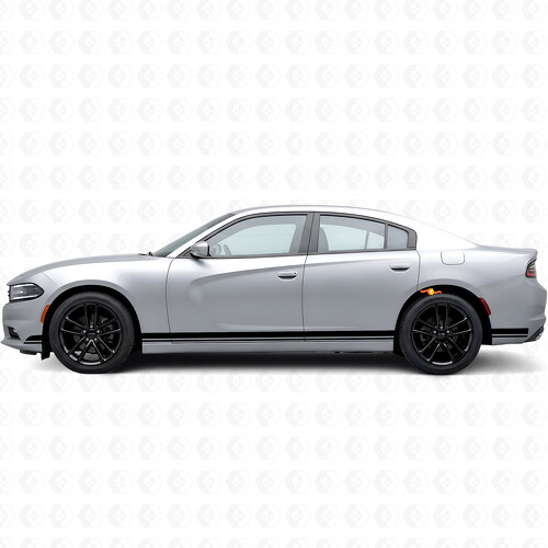 Doppelte Streifen Seiten Vinyl Aufkleber für Dodge Charger 2015-2026
