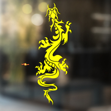 Kauernder Drache Universeller Vinylaufkleber_4