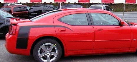 Claw Style Kotflügelstreifen Vinyl-Aufkleber-Set für Dodge Charger 2006-2010
