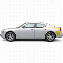 Super Bee Style kundenspezifischer Vinyl-Aufkleber für die Bettschürze Dodge Charger 2006-2010_5