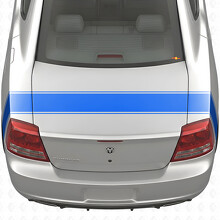 Akzent Kontur Streifen Seitenkante Kofferraum Vinyl Aufkleber Sticker für Dodge Charger 2006-2010_4