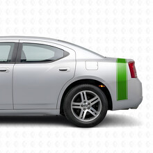 Akzent Kontur Streifen Seitenkante Kofferraum Vinyl Aufkleber Sticker für Dodge Charger 2006-2010_5