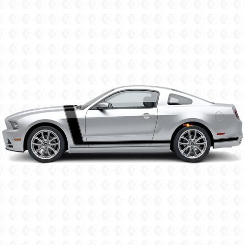 Akzentumriss-Streifen Motorhauben- & Seiten-Vinyl-Aufkleber für Musclecar Musclecarmodel 2005-20