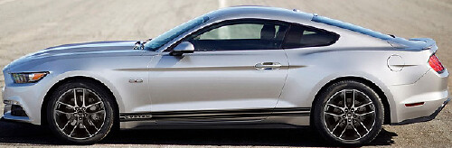 Ford Mustang Rocker Panel Stripe Kits ab 2015