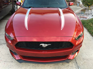 2015–2020 Ford Mustang Hood Spear Stripes