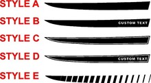 2015–2020 Ford Mustang Hood Spear Stripes 2