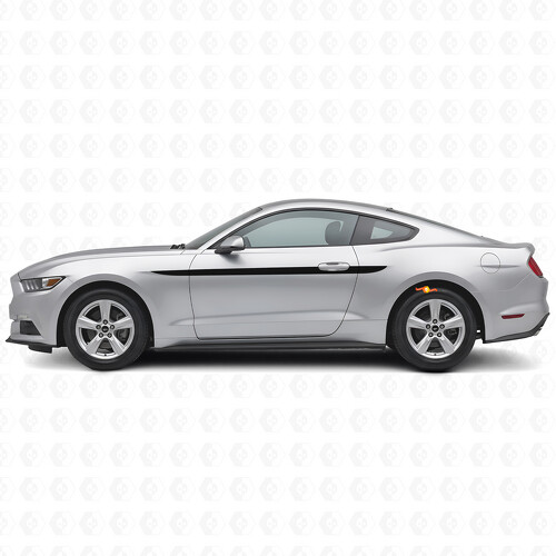 Akzentstreifen Seiten Vinyl Aufkleber Set für Musclecar Musclecarmodel 2015-2020