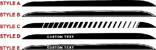 2015 und höher Ford Mustang untere Seite Akzentstreifen Kits Vinyl-Aufkleber