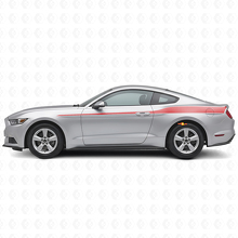 Dekorierter Seitenstreifen Vinyl-Aufkleber Satz für Musclecar Mustang 2015-20_3