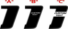 2012 Mustang Factory Style BOSS 302 Style Seitenstreifen Vinyl Aufkleber Aufkleber 2