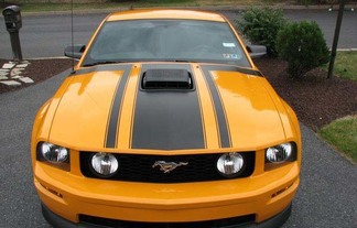2005-2020 Ford Mustang BOSS Hood & Stripe Kit mit Trunk Blackout inklusive
