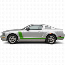 300 PS & Custom Text Seitenstreifen Vinylaufkleber Set für Musclecar Musclecarmodel 2005-09_3