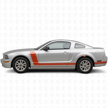 300 PS & Custom Text Seitenstreifen Vinylaufkleber Set für Musclecar Musclecarmodel 2005-09_4