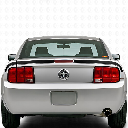 Akzent Heck Kofferraum Streifen Vinylaufkleber für Musclecar Musclecarmodel 2005-2009