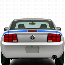 Akzent Heck Kofferraum Streifen Vinylaufkleber für Musclecar Musclecarmodel 2005-2009_2