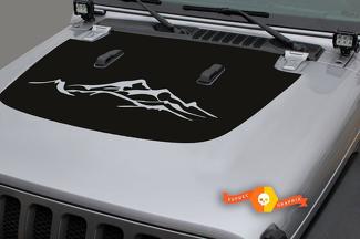 2018 und höher Jeep Wrangler JL Motorhaubenaufkleber