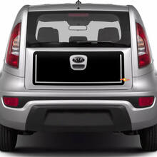 Vinyl-Aufkleber für den hinteren Kofferraum für Kia Soul
 3