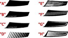 2015 und höher Ford F150 Hood Spear Stripes 2