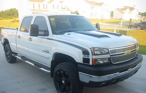 2003–2006 Chevrolet Silverado Retro Camaro SS Vinyl Aufkleber Aufkleber
