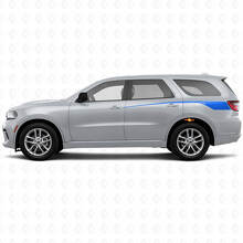 Kegelförmiges Vinyl-Aufkleber-Kit für hintere Seitenstreifen für Dodge Durango 2011+_2