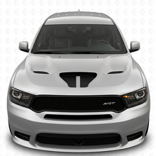 Ab 2018 Dodge Durango SRT / RT / GT Sport Hood Scoop Blackout Aufkleber-Aufkleber-Set
_3