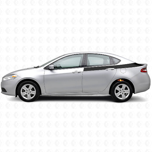 Akzent Heckseiten-Streifen Vinyl-Aufkleber-Set für Dodge Dart 2013+