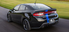 2013 und höher Dodge Dart Rally Stripe Kit im Offset-Stil 2