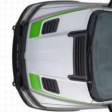 Hockeyschläger-Stil Motorhauben-Vinyl-Aufkleberset für Dodge Ram Sport 2019+_3