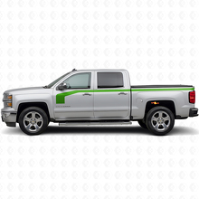 Seitliche Vinyl-Aufkleber im Hockeyschläger-Stil für Chevrolet Silverado 1500 2014+_3