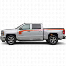 Seitliche Vinyl-Aufkleber im Hockeyschläger-Stil für Chevrolet Silverado 1500 2014+_4