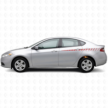 Vinyl-Aufkleber-Kit für gebrochene Seitenstreifen für Dodge Dart 2013+_3