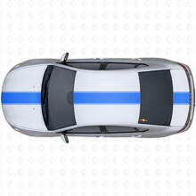 Racing-Stil Breiter Umriss Streifen Oberer Seiten Vinyl-Aufkleber Kit für Dodge Dart 2013+_2