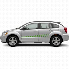 Strobe Style Seitenstreifen Vinyl-Aufkleber Kit für Dodge Caliber 2007+_3