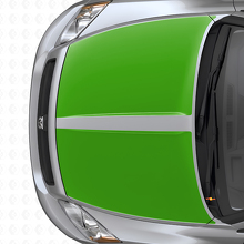 Doppelte breite Streifen Motorhauben-Vinyl-Aufklebersatz für Dodge Caliber 2007+_3