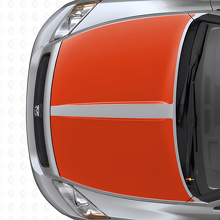 Doppelte breite Streifen Motorhauben-Vinyl-Aufklebersatz für Dodge Caliber 2007+_4