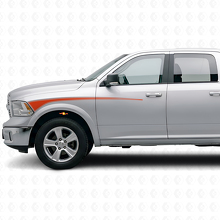 Umriss-Streifen Frontkotflügel & Tür Vinyl-Aufkleber-Set für Dodge Ram 2009+_4