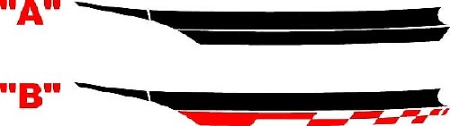 2013 und höher Dodge Dart Frontfender-Akzentstreifen