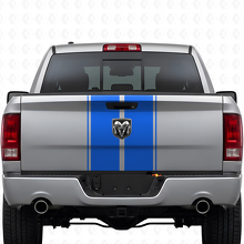 Duales Rallye-Motorhauben- und Heckklappen-Streifen Vinyl-Aufkleber-Set für Dodge Ram 2009-18_4