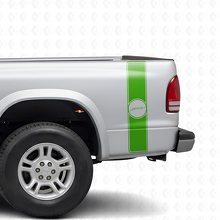 Sportliches Retro-Style Heckseiten-Streifen Vinyl Aufkleber Set für Dodge Dakota 1997+_3