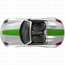 Racing Motorhauben- und Kofferraumstreifen Vinyl-Aufkleberset für Pontiac Solstice 2007+_3