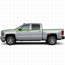 Akzent Seitenstreifen Vinyl-Aufkleber Set für Chevrolet Silverado 2014+_3