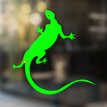 Gecko Eidechse Vinyl Kunst Wand Fenster Badezimmer Aufkleber #1
_2