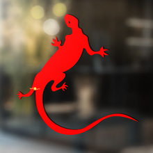 Gecko Eidechse Vinyl Kunst Wand Fenster Badezimmer Aufkleber #1
_4