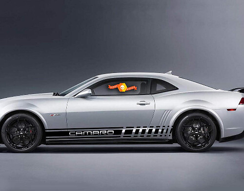 2X mehrfarbiger Grafik-Autorennen-Vinylaufkleber für Chevrolet Camaro
