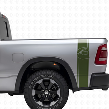 Individuelles C-förmiges Vinyl-Aufkleber-Set für hintere Seitenstreifen für Dodge Trucks_3